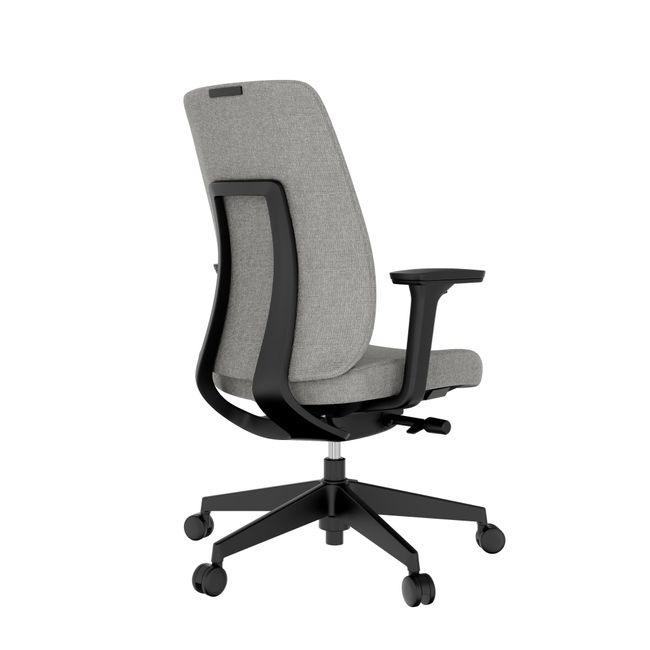 HARDY Bürodrehstuhl | Synchronmechanik, 3D-Armlehnen, Grau