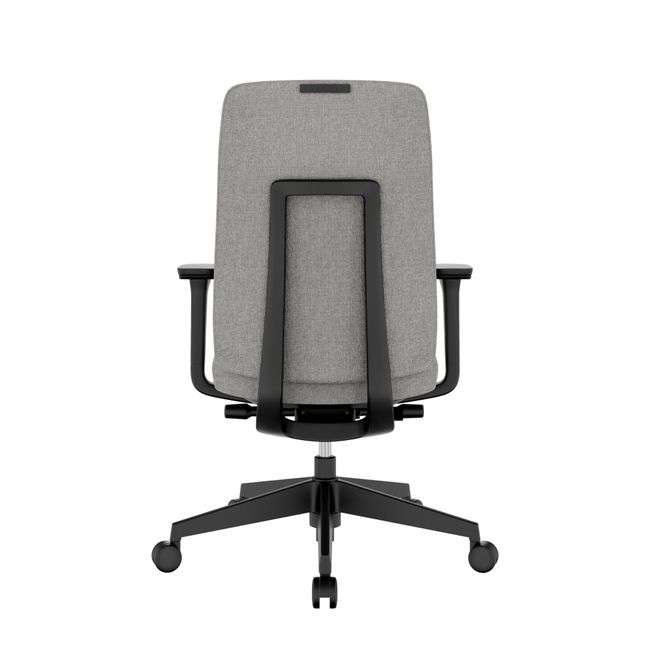 HARDY Bürodrehstuhl | Synchronmechanik, 3D-Armlehnen, Grau