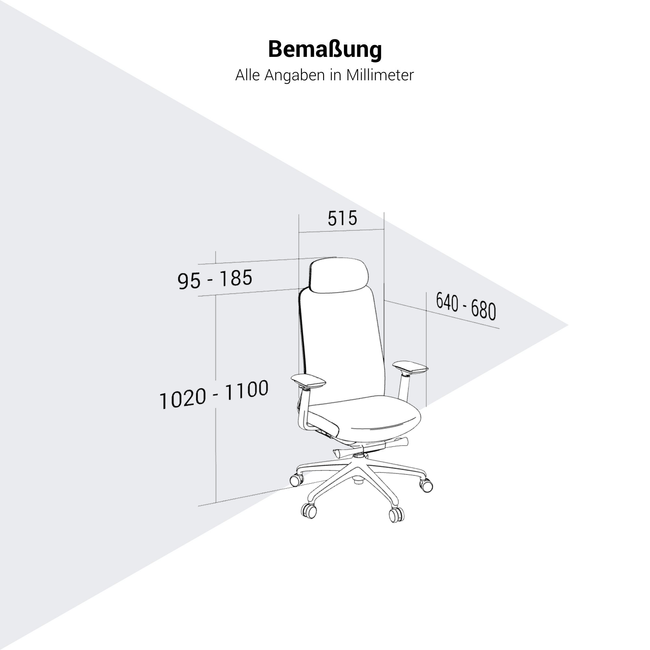 SMART ADJUST Bürodrehstuhl | Synchronmechanik, 4D-Armlehnen, Kopfstütze optional, Schwarz SMART ADJUST Bürodrehstuhl | Synchronmechanik, 4D-Armlehnen, Kopfstütze optional, Schwarz
