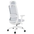 Smart Regola sedia oscillante per ufficio | Meccanica sincrona, braccioli 4D, poggiatesta opzionale, grigio - 5 Thumbnail Image