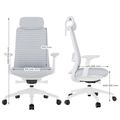 SMART ADJUST NET Bürodrehstuhl | Synchronmechanik, 4D-Armlehnen, Kopfstütze optional, Schwarz