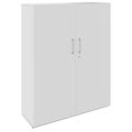 PRO Garderobenschrank | 4 OH, 1200 x 1510 mm, mit Regal, Soft-Close, Grau
