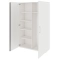 PRO Garderobenschrank | 5 OH, 1200 x 1880 mm, mit Regal, Soft-Close, Weiß