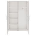 PRO Garderobenschrank | 5 OH, 1200 x 1880 mm, mit Regal, Soft-Close, Weiß - 3 Thumbnail Image