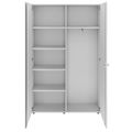 PRO Garderobenschrank | 5 OH, 1200 x 1880 mm, mit Regal, Soft-Close, Grau - 3 Thumbnail Image
