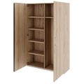 PRO Garderobenschrank | 5 OH, 1200 x 1880 mm, mit Regal, Soft-Close, Natureiche - 4 Thumbnail Image
