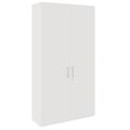 PRO Garderobenschrank | 6 OH, 1200 x 2250 mm, mit Regal, Soft-Close, Weiß PRO Garderobenschrank | 6 OH, 1200 x 2250 mm, mit Regal, Soft-Close, Weiß