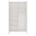 PRO Garderobenschrank | 6 OH, 1200 x 2250 mm, mit Regal, Soft-Close, Weiß - 3 Thumbnail Image