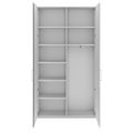 PRO Garderobenschrank | 6 OH, 1200 x 2250 mm, mit Regal, Soft-Close, Grau - 3 Thumbnail Image