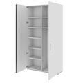 PRO Garderobenschrank | 6 OH, 1200 x 2250 mm, mit Regal, Soft-Close, Grau - 4 Thumbnail Image