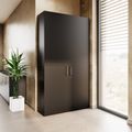 PRO Garderobenschrank | 6 OH, 1200 x 2250 mm, mit Regal, Soft-Close, Schwarz - 3 Thumbnail Image