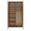 PRO Garderobenschrank | 6 OH, 1200 x 2250 mm, mit Regal, Soft-Close, Natureiche - 3 Thumbnail Image