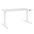 TELDRA Home, Desk a 2 motori | 1200 - 1600 mm, regolabile in altezza elettricamente, bianco - 1 Thumbnail Image