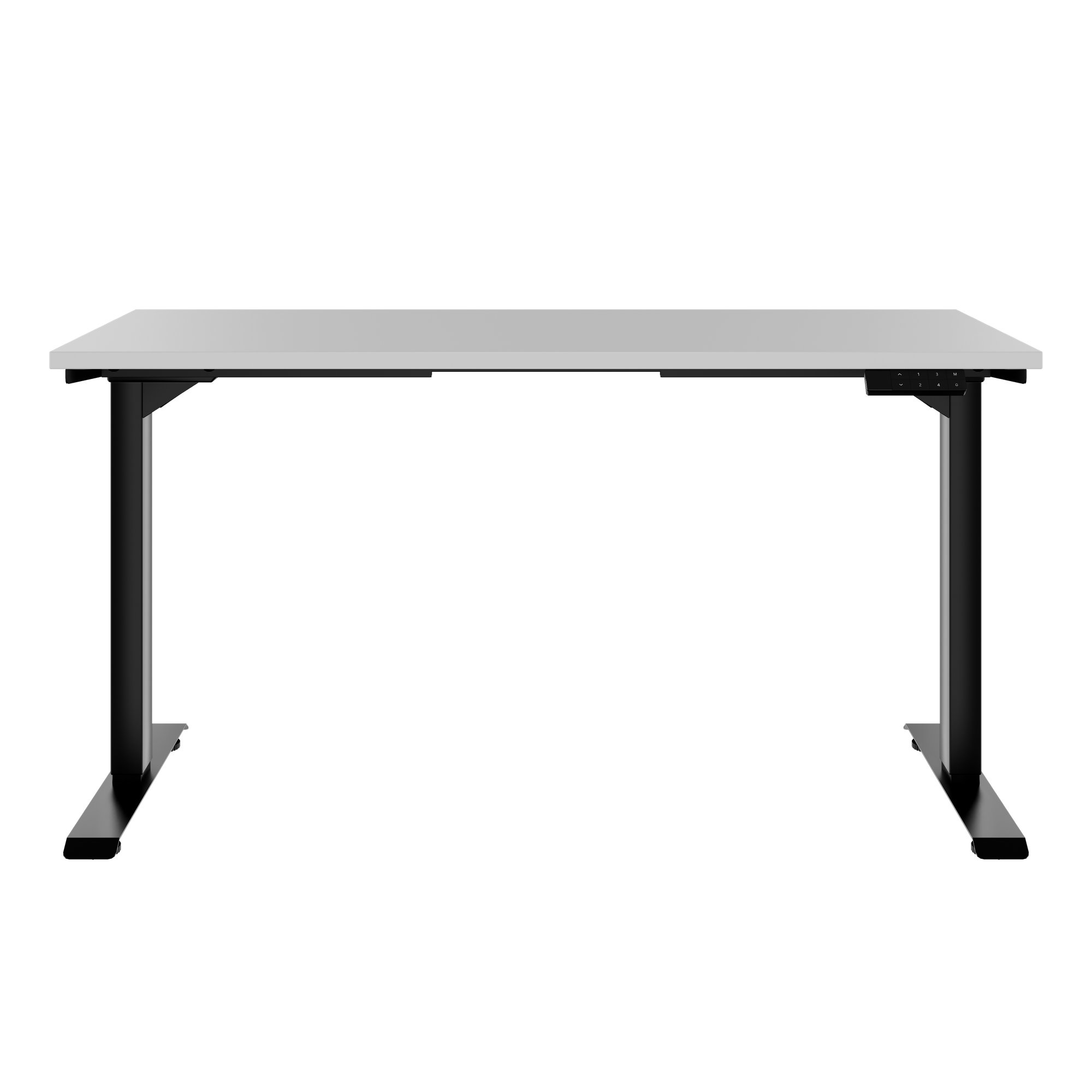 TELDRA Home, Desk a 2 motori | 1200 - 1400 mm, regolabile in altezza elettricamente, grigio perla - 2 Main Image