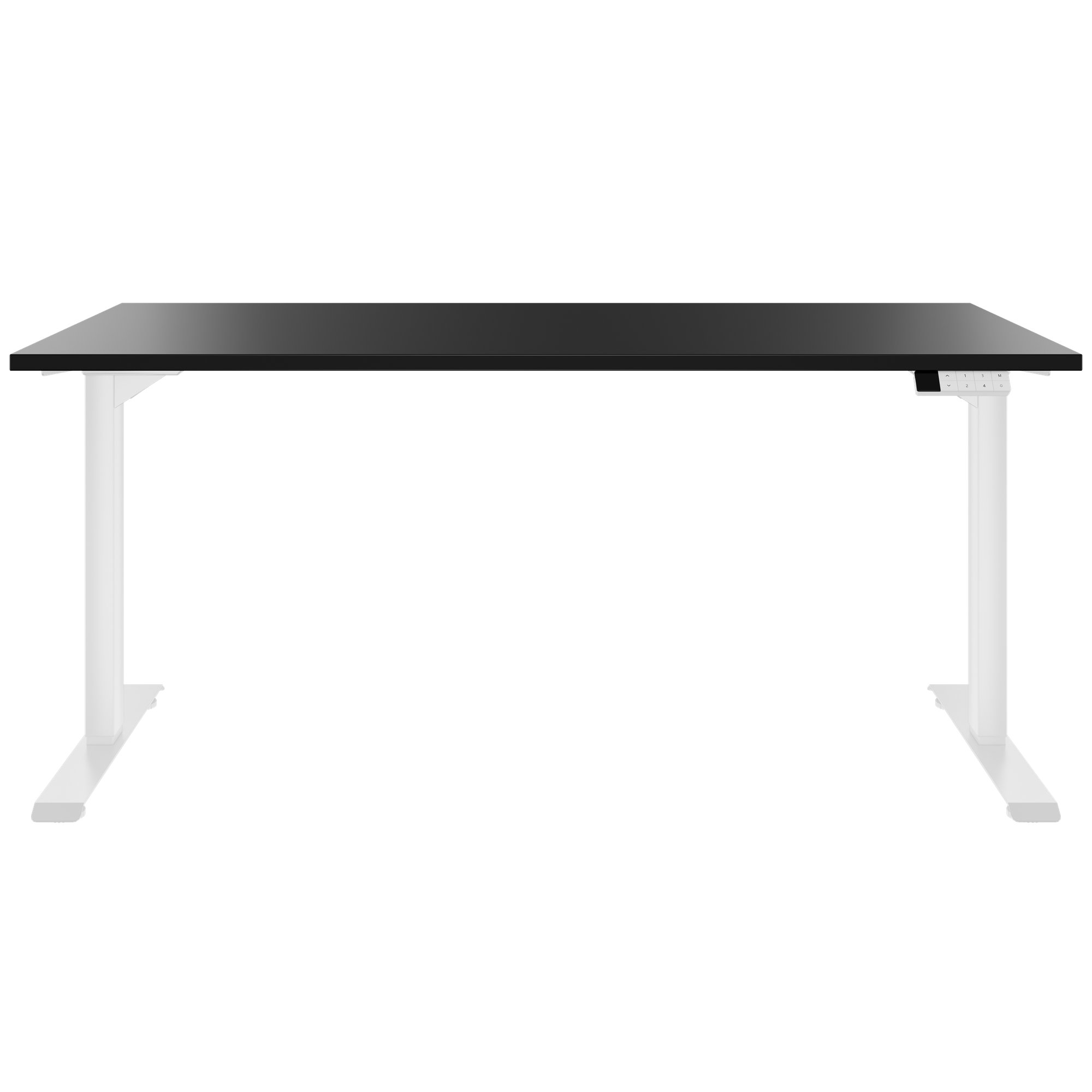 TELDRA Home, 2-motor desk | 1200 - 1600 mm, electrically height adjustable, black - 5 Main Image