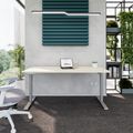 TELDRA Home, 2-Motoren-Schreibtisch | 1600 x 800 mm, elektrisch höhenverstellbar, Ahorn