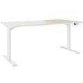 TELDRA Home, 2-Motoren-Schreibtisch | 1600 x 800 mm, elektrisch höhenverstellbar, Ahorn