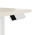 TELDRA Home, 2-Motoren-Schreibtisch | 1600 x 800 mm, elektrisch höhenverstellbar, Ahorn