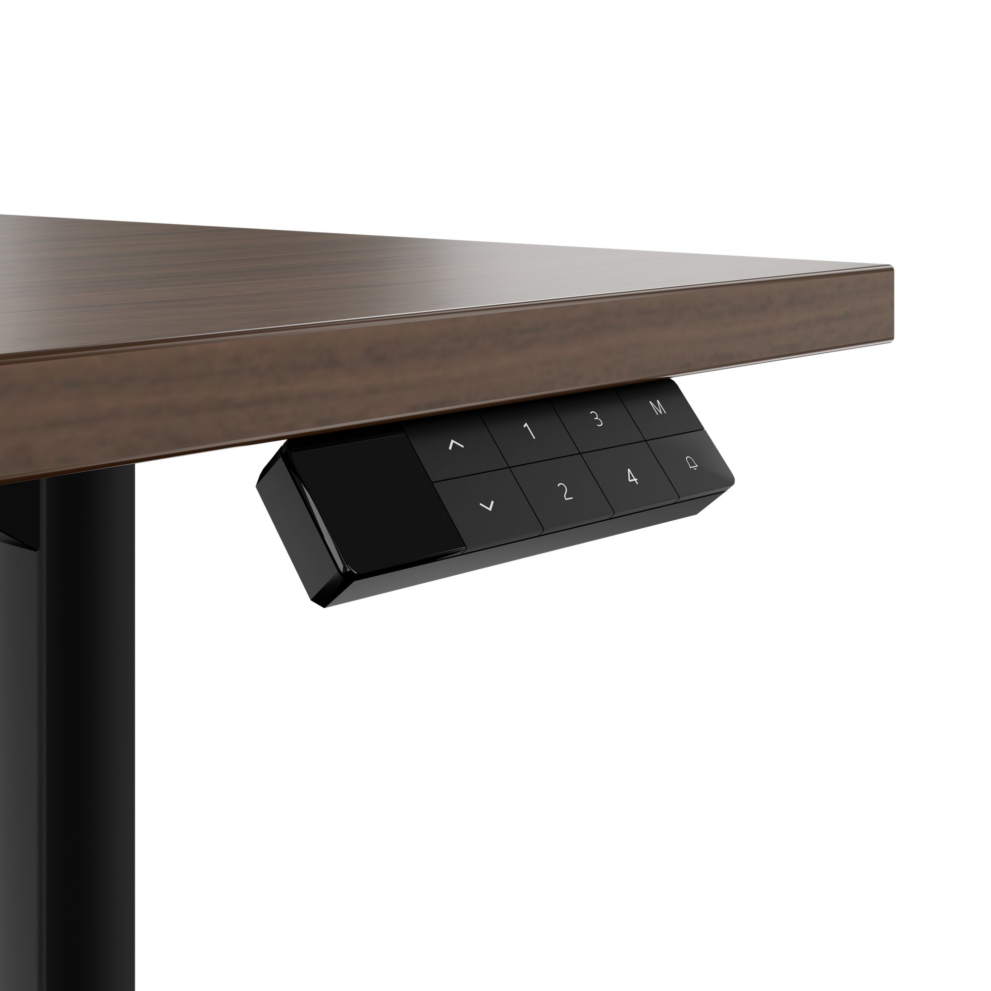 TELDRA Home, Desk a 2 motori | 1600 x 800 mm, regolabile elettricamente, noce - 4 Main Image