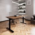 TELDRA Home, Desk a 2 motori | 1600 x 800 mm, regolabile elettricamente, noce - 7 Thumbnail Image