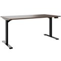 TELDRA Home, Desk a 2 motori | 1600 x 800 mm, regolabile elettricamente, noce - 1 Thumbnail Image