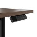 TELDRA Home, Desk a 2 motori | 1600 x 800 mm, regolabile elettricamente, noce - 4 Thumbnail Image