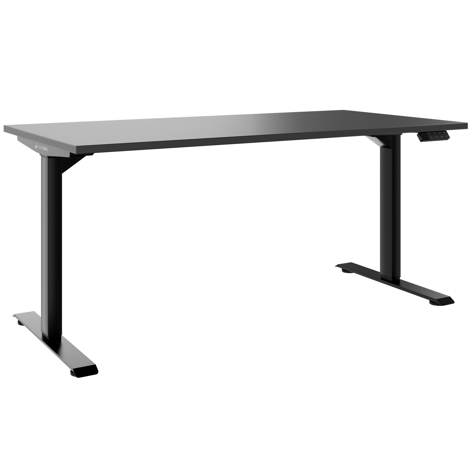 TELDRA Home, Desk a 2 motori | 1600 x 800 mm, regolabile in altezza elettricamente, antracite - 1 Main Image