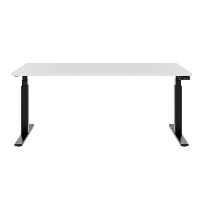 TELDRA Office, 2-Motoren-Schreibtisch | 1200 - 2000 mm, elektrisch höhenverstellbar, Weiß