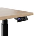 TELDRA Office, 2-Motoren-Schreibtisch | 1200 - 2000 mm, elektrisch höhenverstellbar, Bernsteineiche