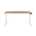 TELDRA Office, 2-Motoren-Schreibtisch | 1200 - 2000 x 800 mm, elektrisch höhenverstellbar, Bernsteineiche - 3 Thumbnail Image