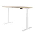 TELDRA Office, 2-Motoren-Schreibtisch | 1200 - 2000 x 800 mm, elektrisch höhenverstellbar, Bernsteineiche TELDRA Office, 2-Motoren-Schreibtisch | 1200 - 2000 x 800 mm, elektrisch höhenverstellbar, Bernsteineiche