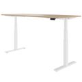 TELDRA Office, Desk a 2 motori | 1200 - 2000 x 800 mm, regolabile in altezza elettricamente, quercia ambra - 4 Thumbnail Image