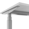 TELDRA Office, Desk a 2 motori | 1200 - 1800 x 800 mm, regolabile in altezza elettricamente, grigio perla - 5 Thumbnail Image