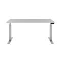 TELDRA Office, Desk a 2 motori | 1200 - 1800 x 800 mm, regolabile in altezza elettricamente, grigio perla - 3 Thumbnail Image
