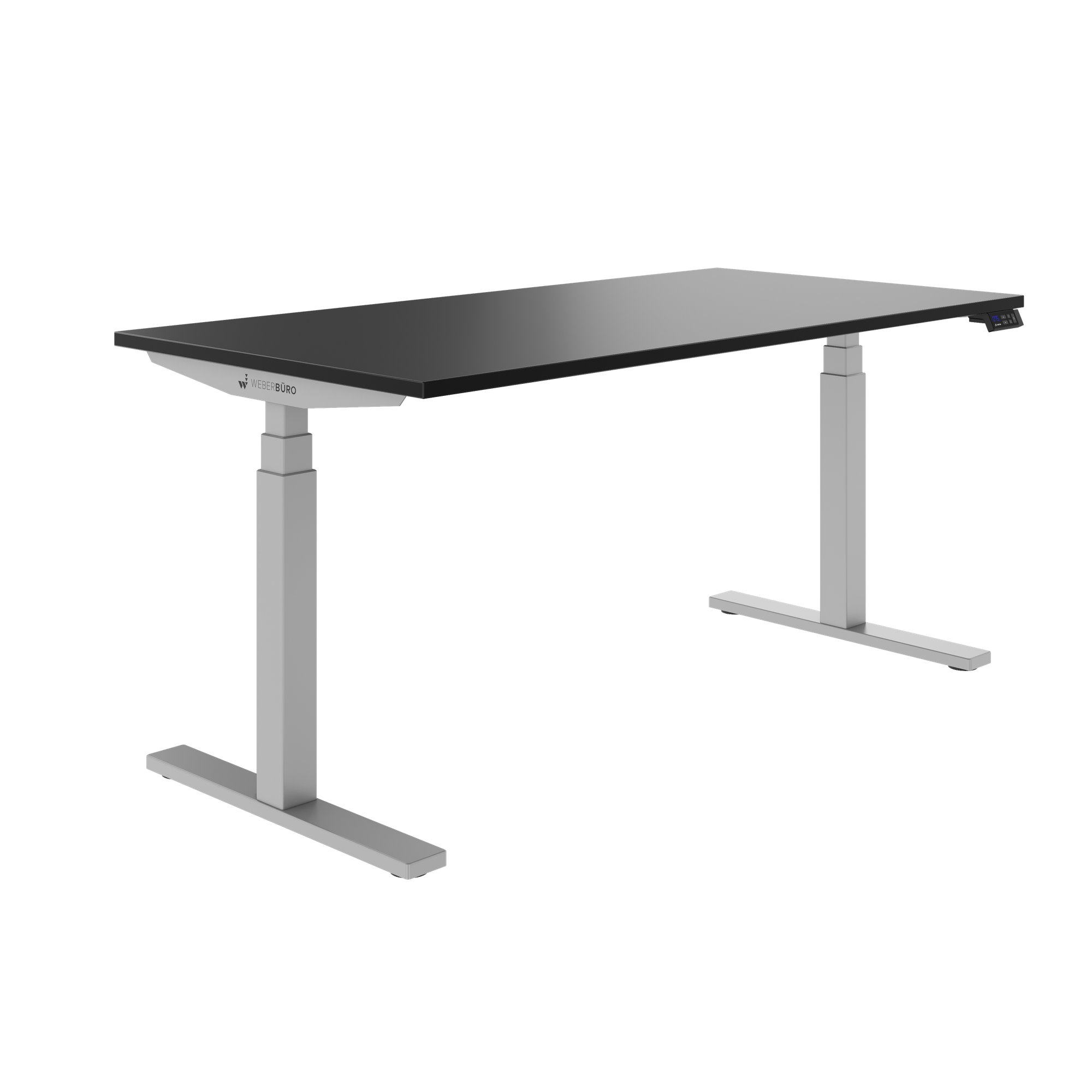 TELDRA Office, Desk a 2 motori | 1200 - 1800 x 800 mm, regolabile in altezza elettricamente, nero - 1 Main Image