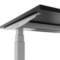 TELDRA Office, Desk a 2 motori | 1200 - 1800 x 800 mm, regolabile in altezza elettricamente, nero - 5 Thumbnail Image