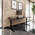 TELDRA Office, Desk a 2 motori | 1200 - 1800 x 800 mm, regolabile in altezza elettricamente, nero - 9 Thumbnail Image