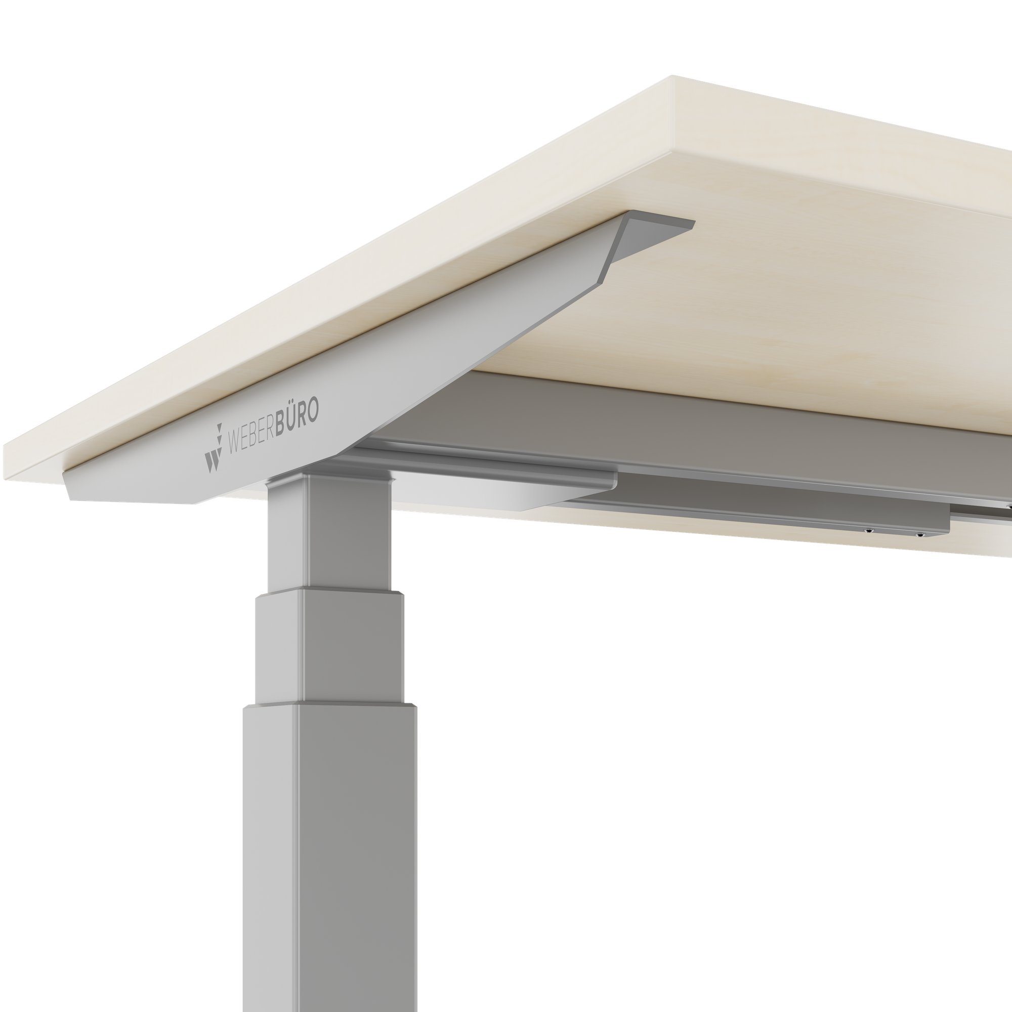 TELDRA Office, Desk a 2 motori | 1600 - 1800 x 800 mm, regolabile in altezza elettricamente, acero - 5 Main Image
