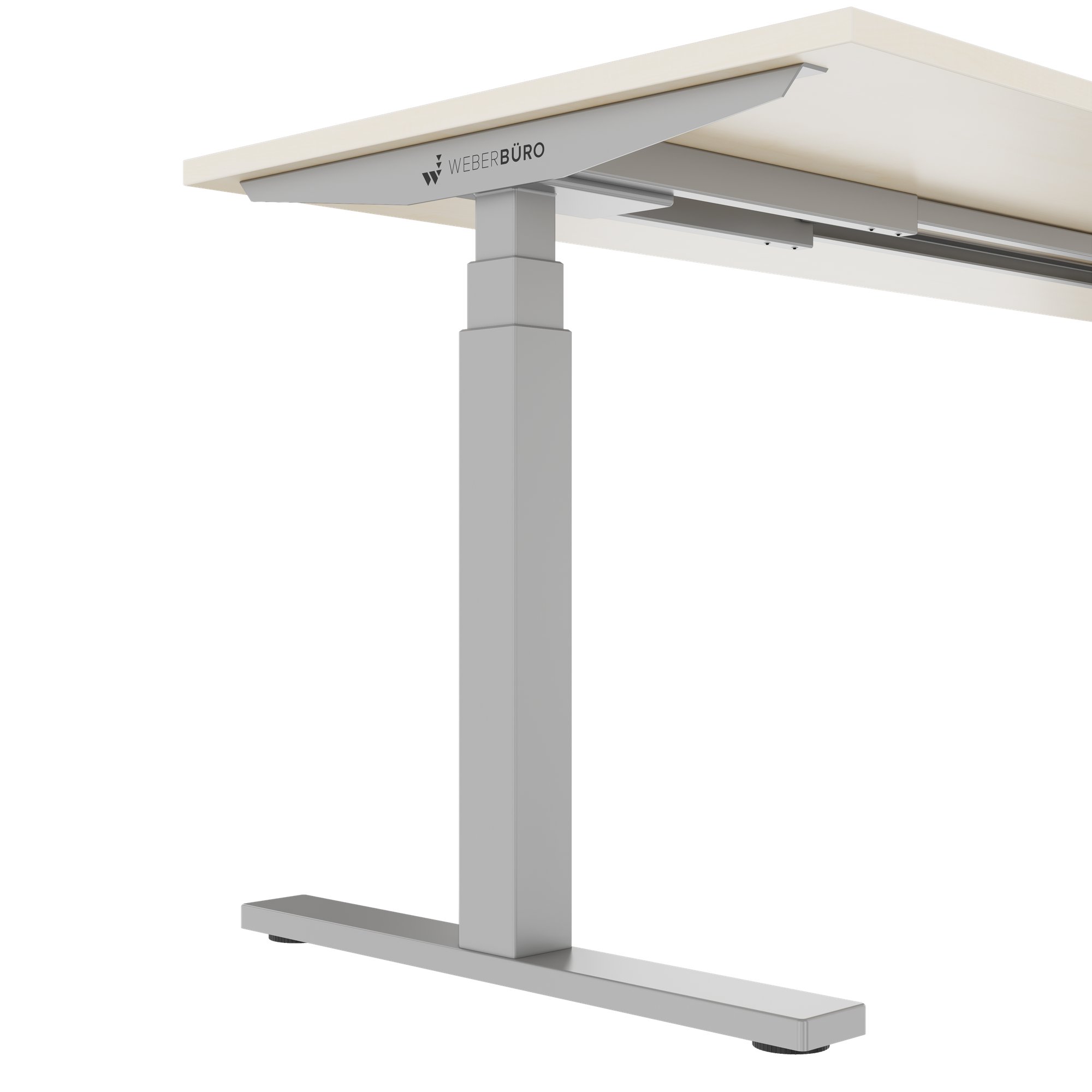 TELDRA Office, Desk a 2 motori | 1600 - 1800 x 800 mm, regolabile in altezza elettricamente, acero - 6 Main Image