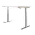 TELDRA Office, Desk a 2 motori | 1600 - 1800 x 800 mm, regolabile in altezza elettricamente, acero - 4 Thumbnail Image