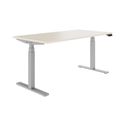 TELDRA Office, Desk a 2 motori | 1600 - 1800 x 800 mm, regolabile in altezza elettricamente, acero - 1 Thumbnail Image
