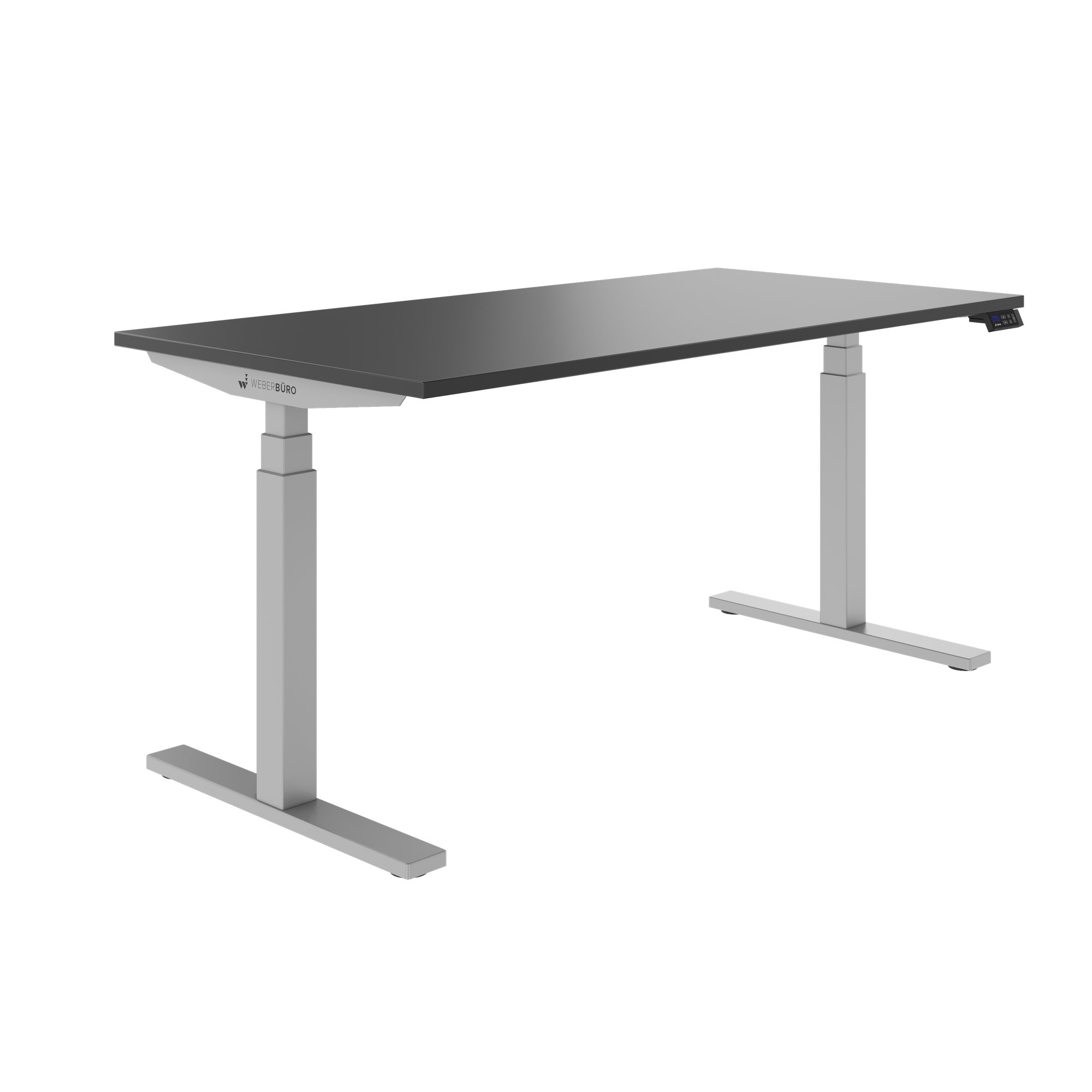 TELDRA Office, Desk a 2 motori | 1600 - 1800 x 800 mm, regolabile in altezza elettricamente, antracite - 1 Main Image