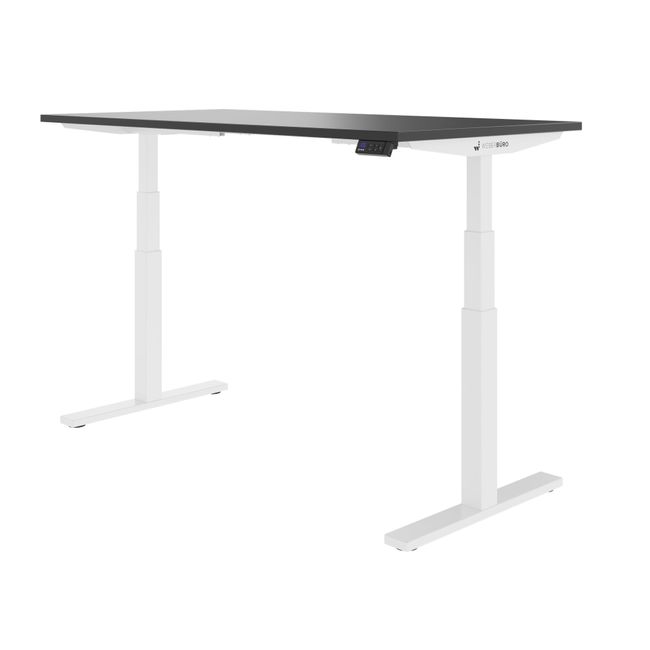 TELDRA Office, 2-Motoren-Schreibtisch | 1600 - 1800 mm, elektrisch höhenverstellbar, Anthrazit TELDRA Office, 2-Motoren-Schreibtisch | 1600 - 1800 mm, elektrisch höhenverstellbar, Anthrazit