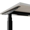 TELDRA Office, 2-motor desk | 1800 mm, electrically height-adjustable, Linoleum Pebble  - 5 Thumbnail Image