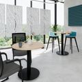 OPTIMA Up meeting table | Ø 800 mm, round, electrically height adjustable, amber oak - 2 Thumbnail Image