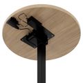 OPTIMA Up meeting table | Ø 800 mm, round, electrically height adjustable, amber oak - 4 Thumbnail Image