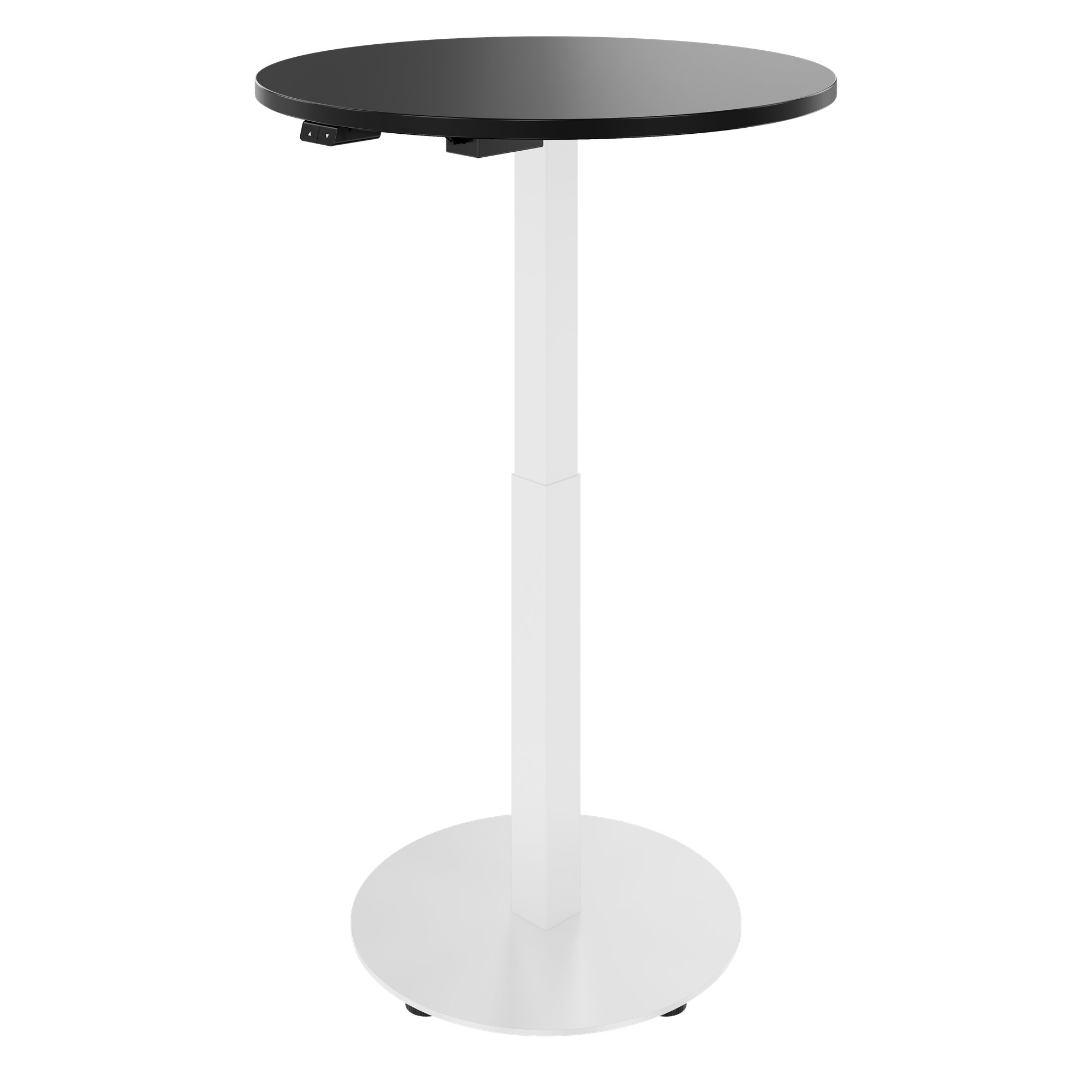OPTIMA Up meeting table | Ø 800 mm, round, electrically height adjustable, black - 3 Main Image