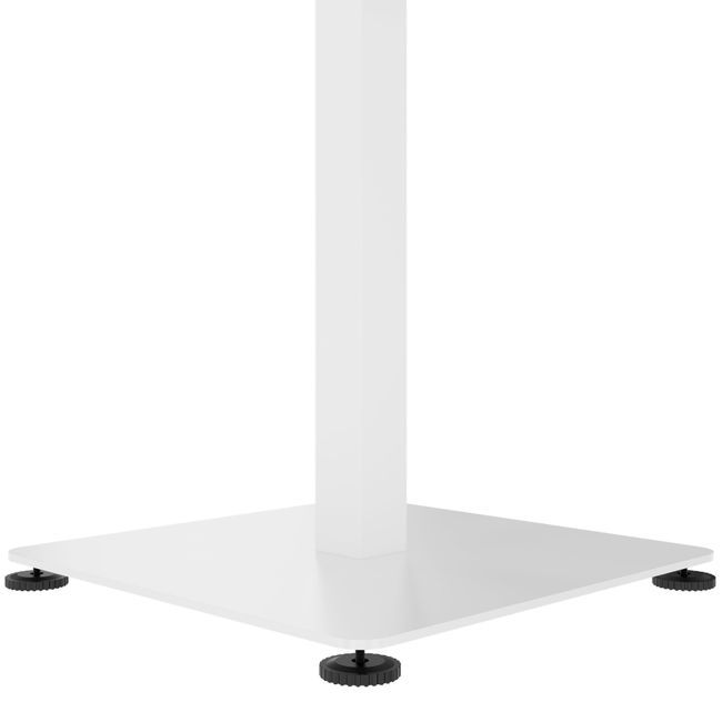 OPTIMA UP Besprechungstisch | 800 x 800 mm, elektrisch höhenverstellbar, Bernsteineiche