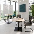 OPTIMA Up meeting table | 800 x 800 mm, electrically height adjustable, amber oak - 2 Thumbnail Image