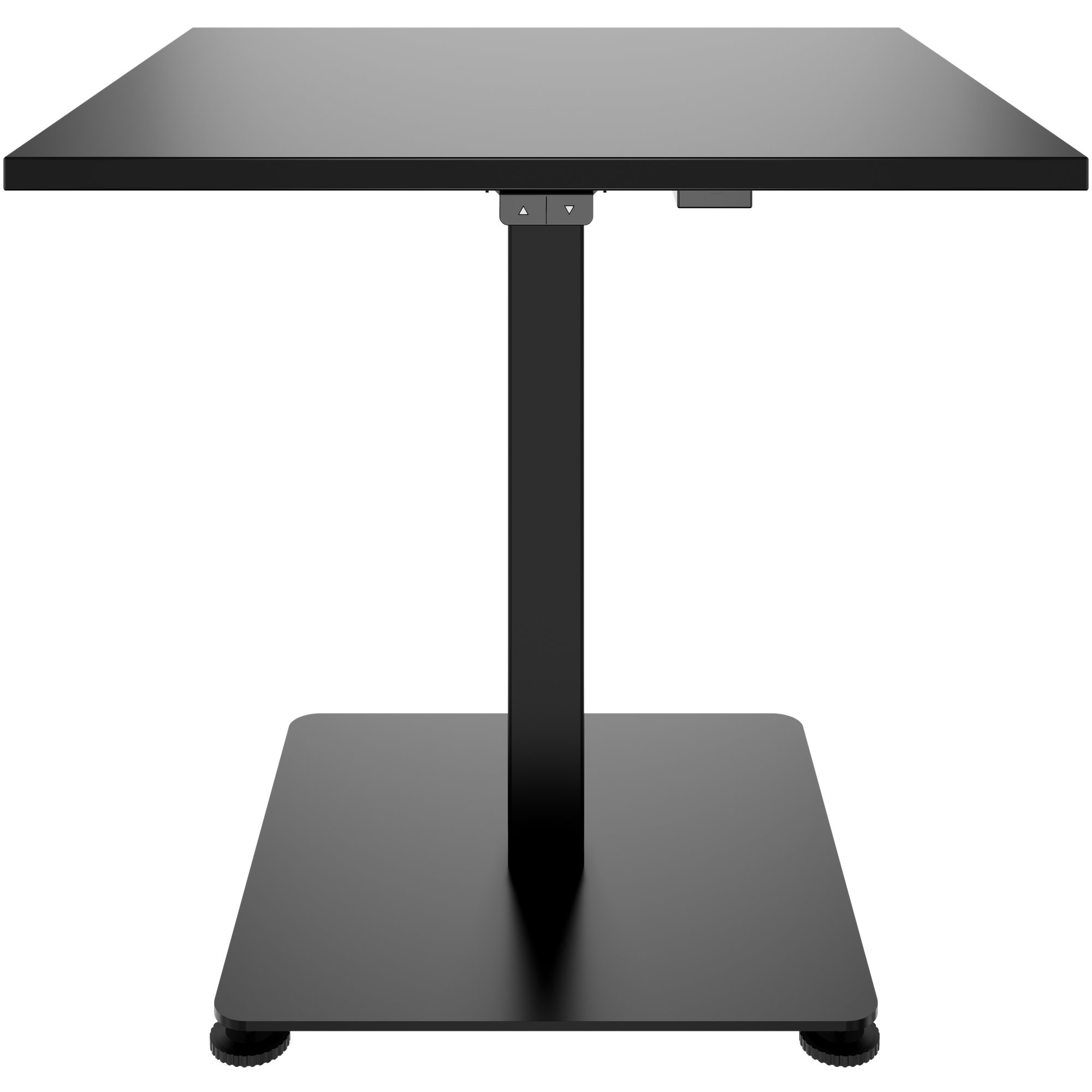 OPTIMA Up meeting table | 800 x 800 mm, electrically height adjustable, black - 2 Main Image